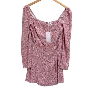 Reformation Rosalie Floral Long Sleeve Dress